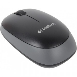 Мышь беспроводная Logitech Wireless Mouse M165; USB; Black&Grey (910-004110)