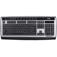 Клавиатура проводная SVEN Comfort 3535; USB; Black&Silver