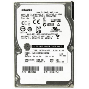 Жесткий диск SATAIII 500.0 Gb; Hitachi Travelstar Z5K500 (HTS545050A7E680) (0J38065)