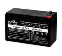 Аккумуляторная батарея DeTech 12V7AH (12V 7Ah)