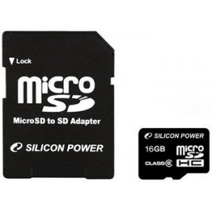 Карта памяти micro SDHC 16 Gb Apacer; Class 10/UHS-I + SD adapter (AP16GMCSHU1-R))