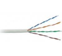 Кабель витая пара кат. 5е DeTech UTP CAT5E 0.50MM CCA Premium (внутренний); 1 м