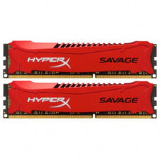 Оперативная память DDR3 SDRAM 2x4Gb PC3-14900 (1866); Kingston, HyperX Savage (HX318C9SRK2/8)