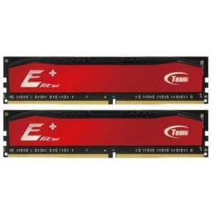 Оперативная память DDR4 SDRAM 2x8Gb PC4-19200 (2400); Team, Elite Plus Red (TPRD416G2400HC16DC01)