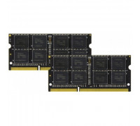 Оперативная память DDR3 SDRAM SODIMM 2x4Gb PC3-12800 (1600); Team, Elite (TED38G1600C11DC-S01)