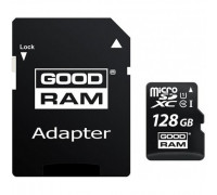 Карта памяти micro SDXC 128Gb GoodRAM (M1A4-1280R11); UHS-I; Class 10; with SD adapter + OTG Reader