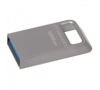 Flash-память Kingston DataTraveler Micro 128Gb; USB 3.2; Metal