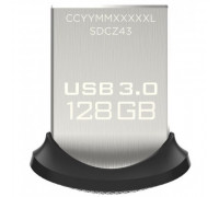 Flash-память SanDisk Cruzer Fit Ultra (SDCZ43-128G-G46); 128Gb; USB 3.0; Silver