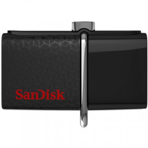 Flash-память SanDisk Ultra Dual (SDDD2-016G-G46); 16Gb; USB 3.0/MicroUSB; Black