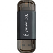 Flash-память Transcend JetDrive Go 300 (TS64GJDG300K); 64Gb; USB 3.1/Lightning; Black