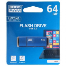 Flash-память GoodRAM Edge (UEG2-0640B0R11); 64Gb; USB 2.0; Blue