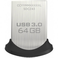 Flash-память SanDisk Ultra Fit (SDCZ43-064G-GAM46); 64Gb; USB 3.0; Silver&Black