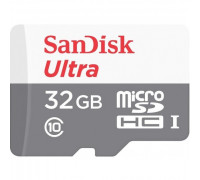 Карта памяти micro SDHC 32Gb SanDisk; Ultra; Class 10 UHS-I; No adapter (SDSQUNB-032G-GN3MN)