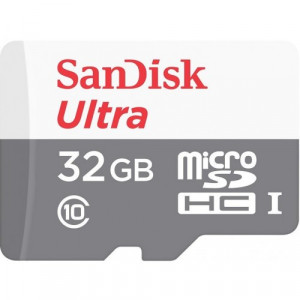 Карта памяти micro SDHC 32Gb SanDisk; Ultra; Class 10 UHS-I; No adapter (SDSQUNB-032G-GN3MN)