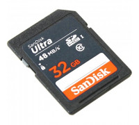 Карта памяти SDHC 32Gb SanDisk; Class 10 UHS-I (SDSDUNB-032G-GN3IN)
