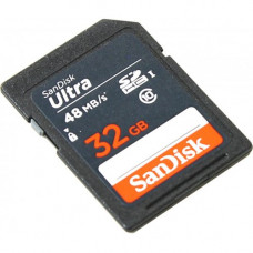 Карта памяти SDHC 32Gb SanDisk; Class 10 UHS-I (SDSDUNB-032G-GN3IN)