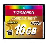 Карта памяти CF 16Gb Transcend; (1000x) (TS16GCF1000)