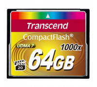 Карта памяти CF 64Gb Transcend; (1000x) (TS64GCF1000)