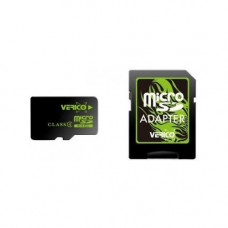 Карта памяти micro SDHC 16Gb Verico; Class 4; With SD-adapter (VFE1-16G-V1E)