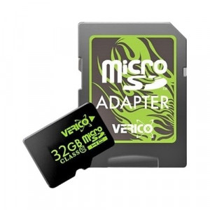 Карта памяти micro SDHC 32Gb Verico; Class 10; With SD-adapter (VFE3-32G-V1E)