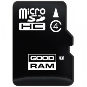 Карта памяти micro SDHC 32Gb GoodRAM; Class 4; No adapter (M400-0320R11)