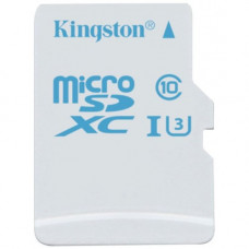 Карта памяти micro SDXC 64Gb Kingston; Action; Class 10 UHS-I U3; No adapter (SDCAC/64GBSP)