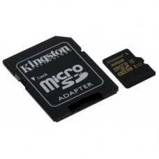 Карта памяти micro SDHC 32Gb Kingston; Class 10 UHS-I U3 R90/W45MB/s; With SD-adapter (SDCG/32GB)