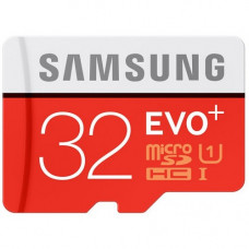 Карта памяти micro SDHC 32Gb Samsung; Class 10; Evo Plus UHS-I R80/W20Mb/s; With SD-adapter (MB-MC32DA)