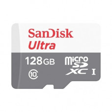 Карта памяти micro SDXC 128Gb SanDisk; Ultra; Class 10; UHS-I 48MB/s; No-adapter (SDSQUNB-128G-GN3MN)
