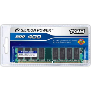 Оперативная память 1Gb DDR; PC-3200 (400); Silicon Power (SP001GBLDU400O02)