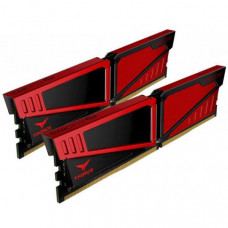 Оперативная память DDR4 SDRAM 2x8Gb PC4-24000 (3000); Team T-Force Vulcan Red (TLRED416G3000HC16CDC01)