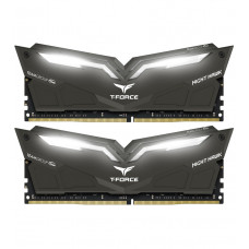 Оперативная память DDR4 SDRAM 2x16Gb PC4-24000 (3000); Team T-Force Night Hawk Black LED/White (THWD432G3000HC16CDC01)