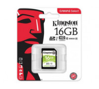 Карта памяти SDHC 16Gb Kingston; Canvas Select Class 10 UHS-I U1 (SDS/16GB)