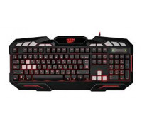 Клавиатура проводная Defender Doom Keeper GK-100DL; USB; Black (45100)