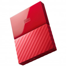Жесткий диск USB 3.0 1000.0 Gb; Western Digital My Passport; 2.5''; Red (WDBBEX0010BRD-EEUE)