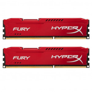 Оперативная память DDR4 SDRAM 2x16Gb PC4-27700 (3466); Kingston HyperX Fury Red (HX434C19FRK2/32)
