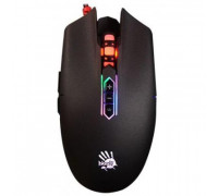 Мышь проводная A4Tech Bloody Q80 Neon XGlide USB Black