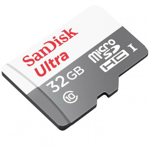 Карта памяти micro SDHC 32Gb SanDisk; Class 10 UHS-I (SDSQUNS-032G-GN3MN)