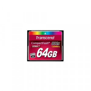 Карта памяти CF 64Gb Transcend; (800x) (TS64GCF800)