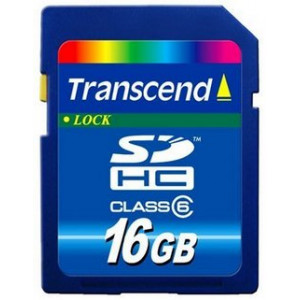 Карта памяти SDHC 16Gb Transcend TS16GSDHC6; Class6