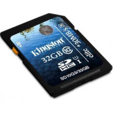 Карта памяти SDHC 32Gb Kingston (SD10G3/32GB)