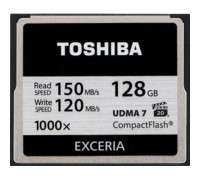Карта памяти CF 128Gb Toshiba; Exceria CF UDMA 7 1000x (CF-128GTGI(8))