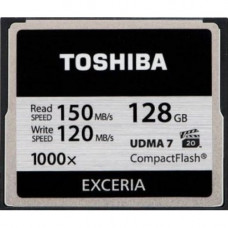 Карта памяти CF 128Gb Toshiba; Exceria CF UDMA 7 1000x (CF-128GTGI(8))
