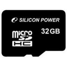 Карта памяти micro SDHC 32Gb Silicon Power; Class 4; No adapter (SP032GBSTH004V10)