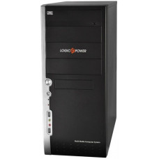 Корпус ATX LogicPower 5802 BS; Middle Tower; Black&Silver; 400W