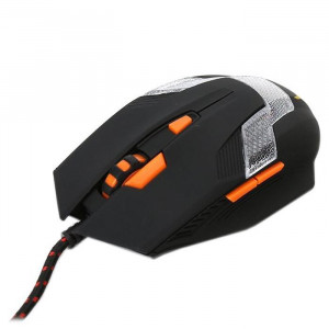 Мышь проводная Omega OM0266; Gaming Mouse; USB; 2400 dpi; Black + коврик