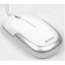 Мышь проводная A4Tech HOLELESS D-110; USB; White