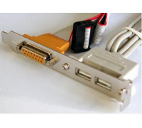 Планка с игровым портом и 2xUSB 2.0