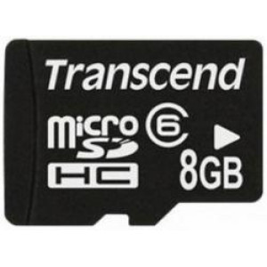 Карта памяти Карта памяти micro SDHC 8Gb Transcend (TS8GUSDHC6); Class 6; No adapter