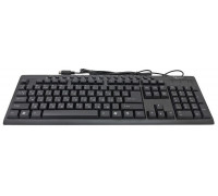 Клавиатура проводная Gembird KB-8300M-BL-RUA; PS/2; Black